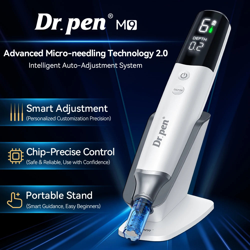 Hello Face Dr Pen M9 Microneedle Device And Led Mask