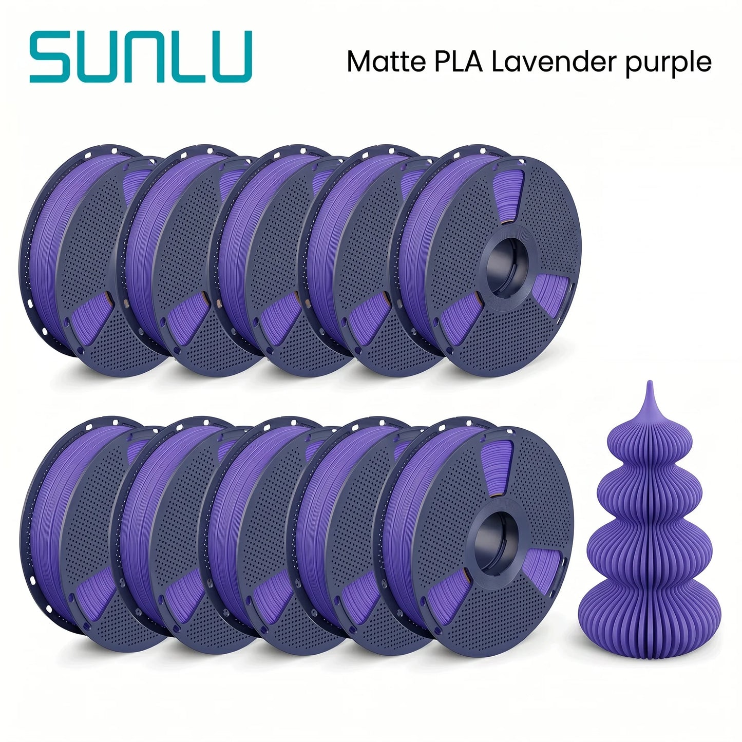 Sunlu Matte PLA 3D Printer Filament Premium Quality Smooth Prints