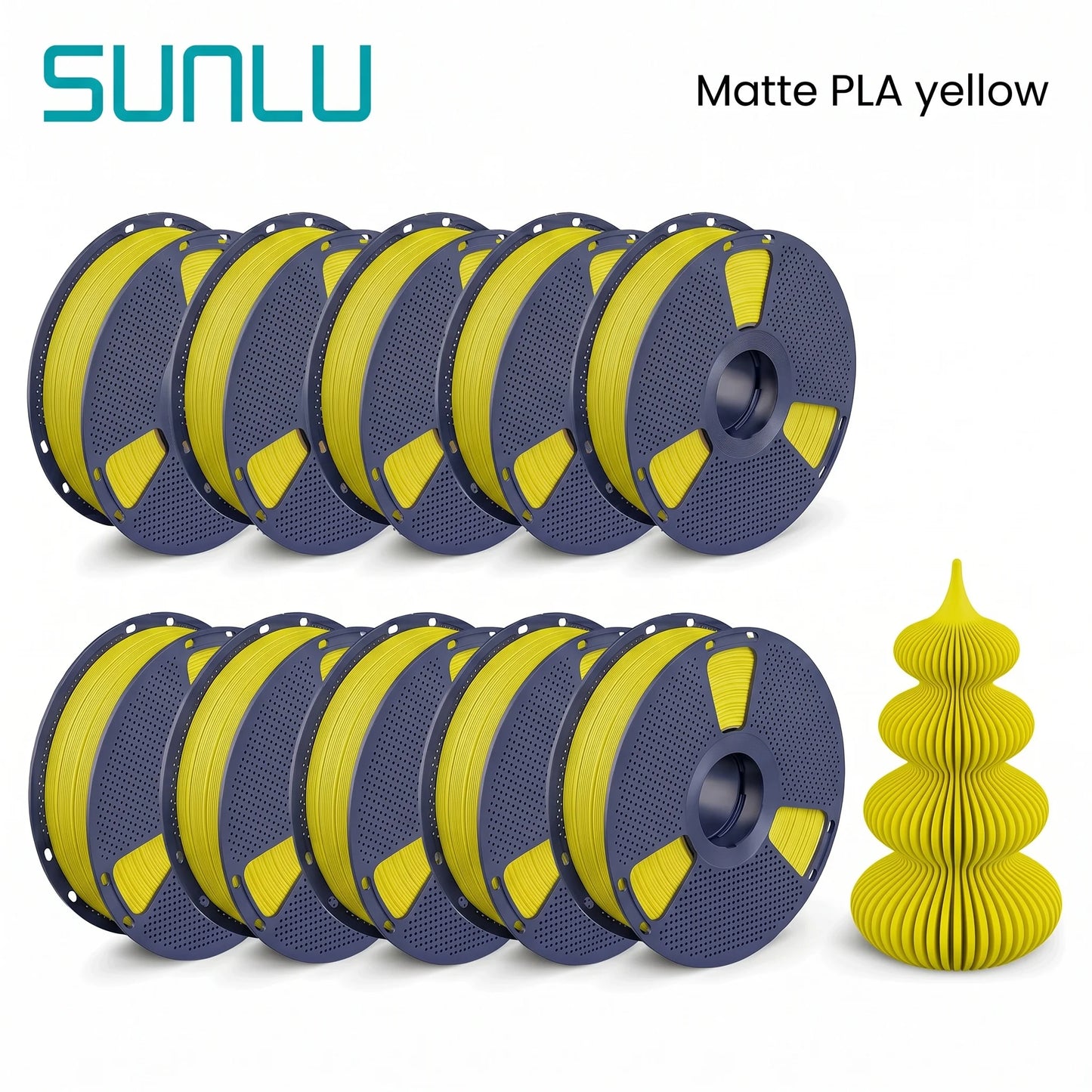 Sunlu Matte PLA 3D Printer Filament Premium Quality Smooth Prints