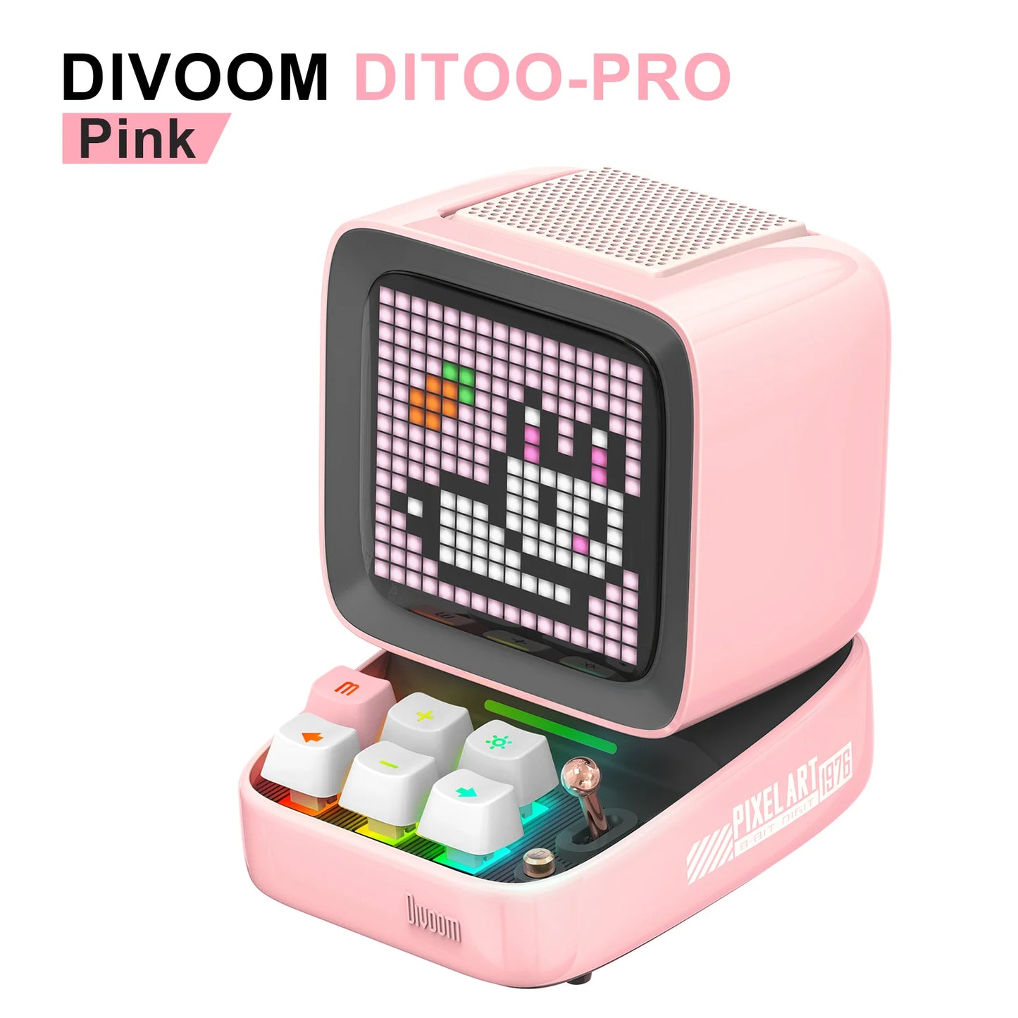 Divoom Ditoo Pro Retro Bluetooth Pixel Art Wireless Alarm Speaker