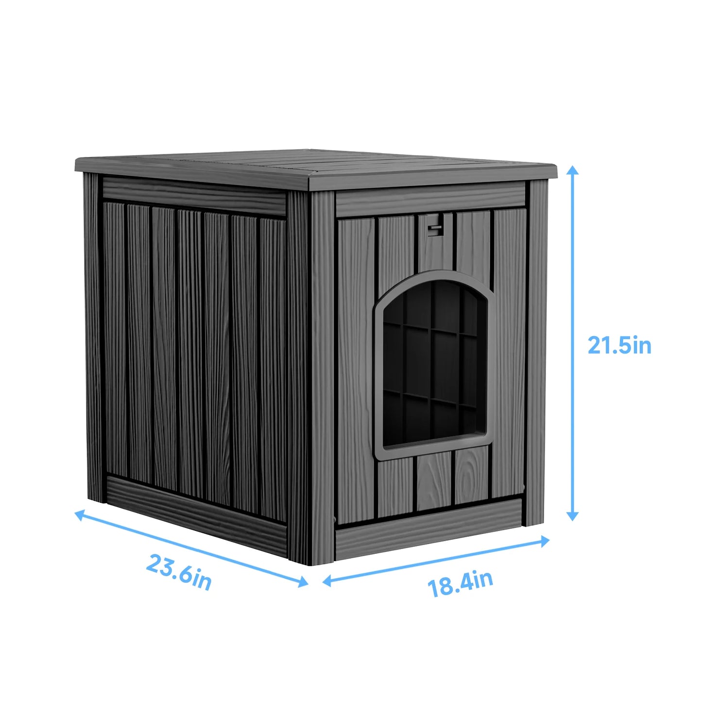 Waterproof Resin Indoor Outdoor Cat House And Dog Kennel
