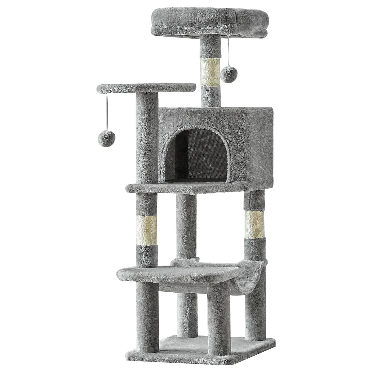 JHK Multi-Level Cat Tree Tower With Sisal Scratching Posts