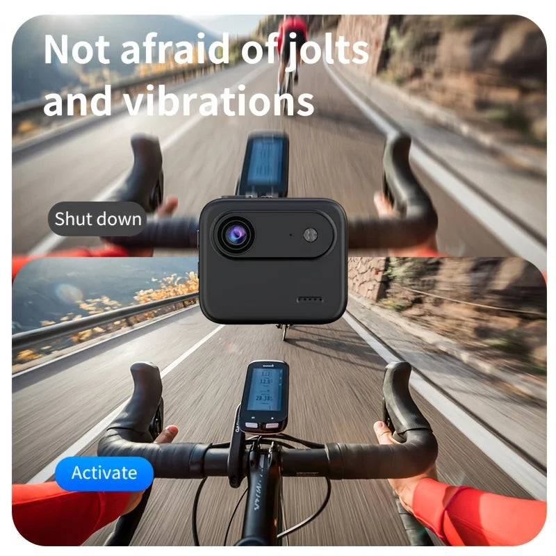 4K Flip Screen Action Camera With Anti Shake Vlogging Recording