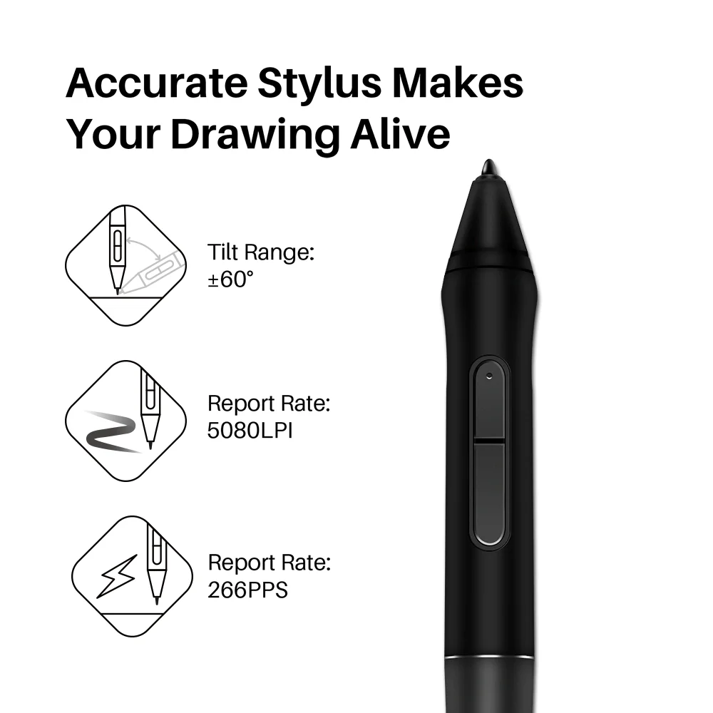 Huion Inspiroy Dial Q620M Wireless Digital Pen Graphic Tablet