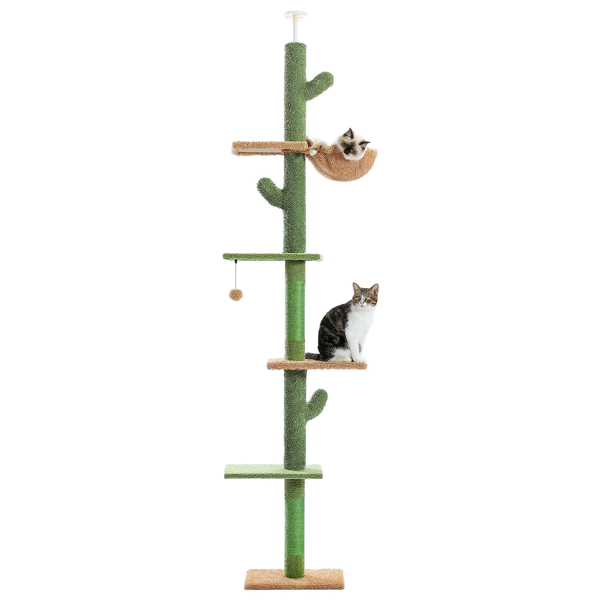 PAWZ Road Floor To Ceiling Cactus Cat Tree Scratching Post