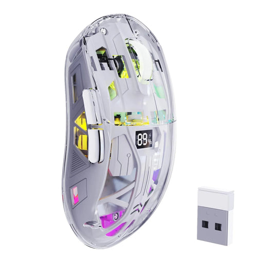 Attack Shark A2 Bluetooth Wireless Gaming Mouse RGB Digital Screen