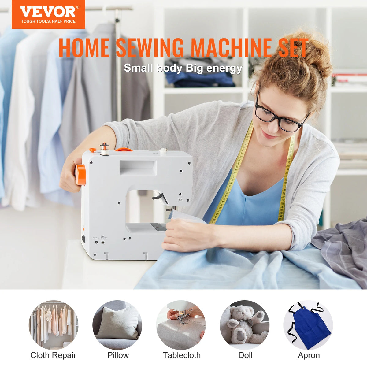 SucceBuy Portable Dual Speed Sewing Machine
