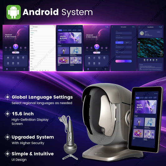 Myoslim X3 Pro AI 8 Spectrum Professional Facial Scanner
