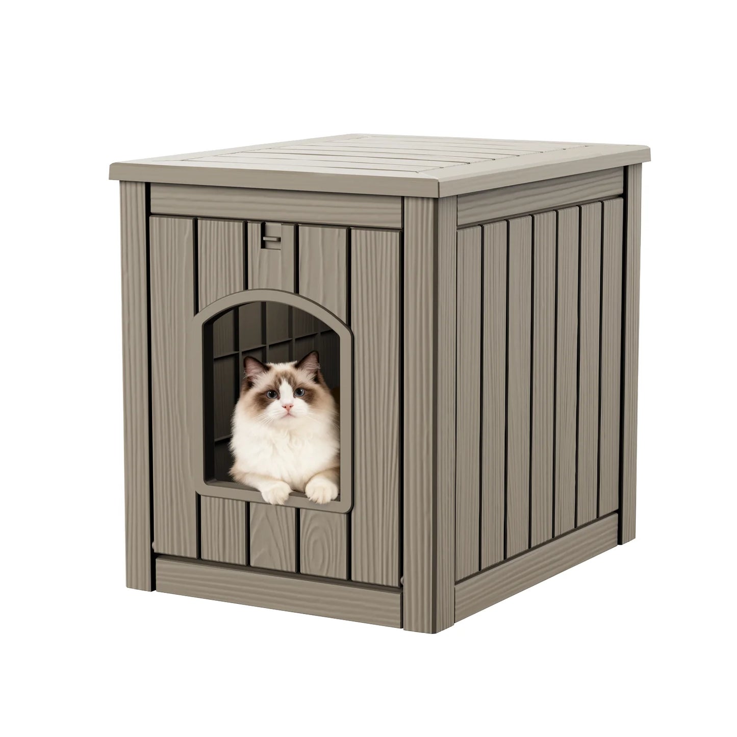 Waterproof Resin Indoor Outdoor Cat House And Dog Kennel