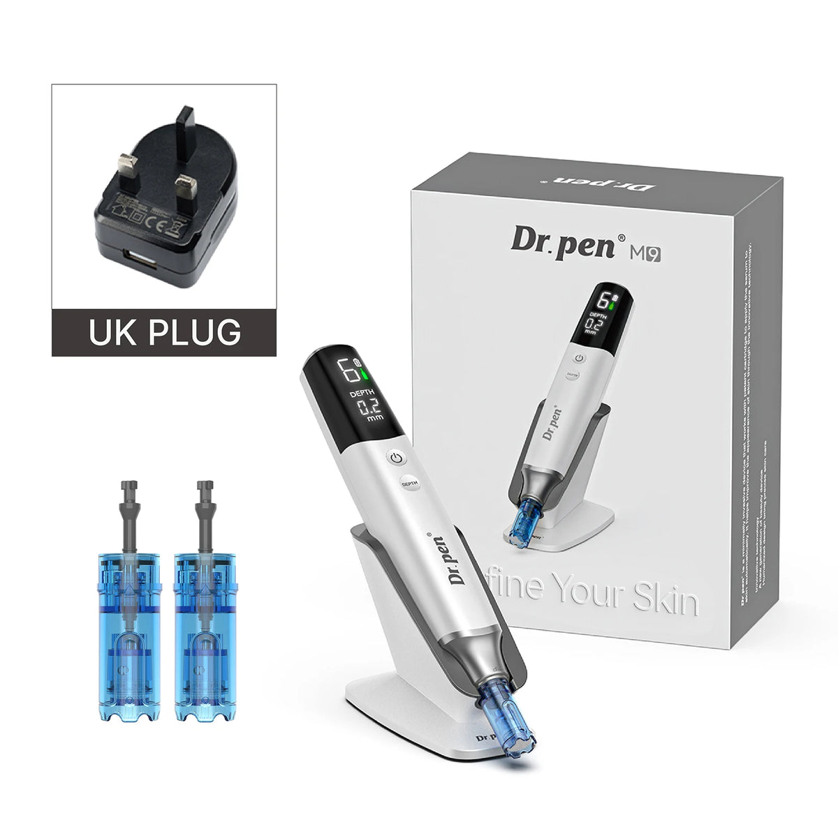 Hello Face Dr Pen M9 Microneedle Device And Led Mask