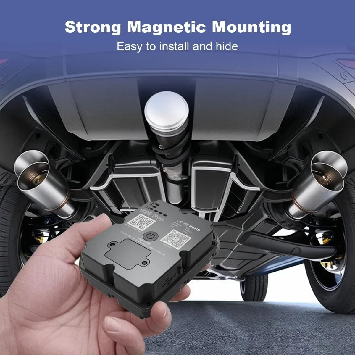 Wanwaytech GPS Asset Tracker Long Range Waterproof Magnetic Secure Tracking
