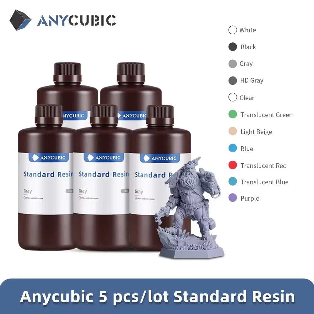 Anycubic Standard 405UV Resin For 3D Model Printing